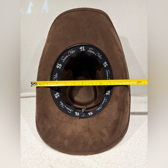 Som-Her Hats Brown Suede Cowboy Hat (XL) - Made in Mexico - Picture 14 of 15